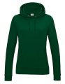 Dames Hoodie College AWDis JH001F Bottle Green